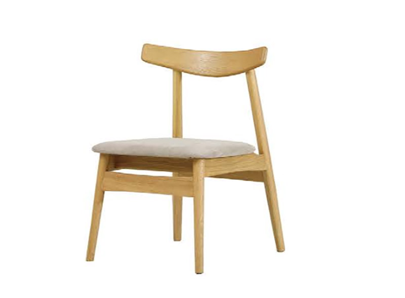 Korean chair (solid wood/soft upholstery)